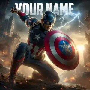 Captain America HD Poster Generator