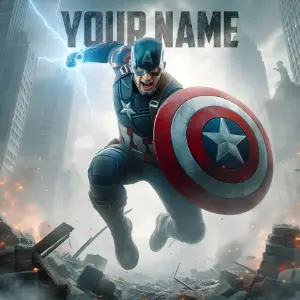 Captain America poster4 HD Image Font Generator