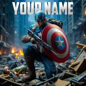 Captain America poster6 HD Image Font Generator