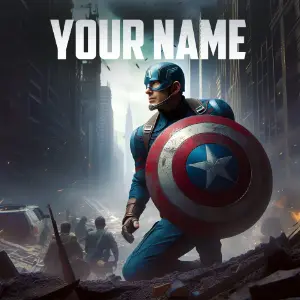 Captain America poster9 HD Image Font Generator