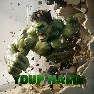 Hulk poster2 HD Image Font Generator