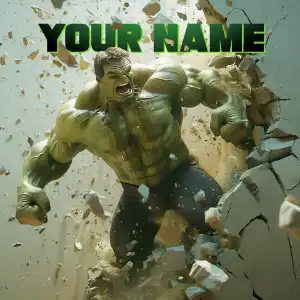 Hulk poster3 HD Image Font Generator