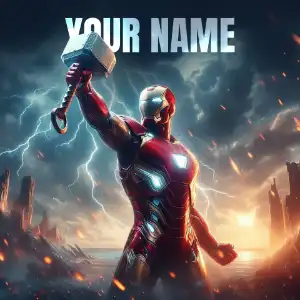 Iron Man poster4 HD Image Font Generator