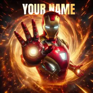 Iron Man poster5 HD Image Font Generator