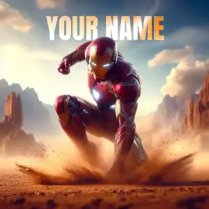 Iron Man poster6 HD Image Font Generator