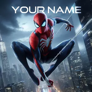 Spider Man poster1 HD Image Font Generator