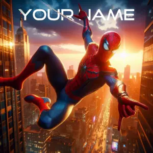 Spider Man poster5 HD Image Font Generator