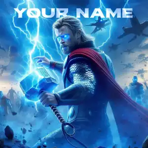 Thor poster1 HD Image Font Generator