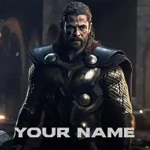 Thor poster3 HD Image Font Generator