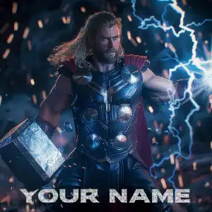 Thor poster4 HD Image Font Generator