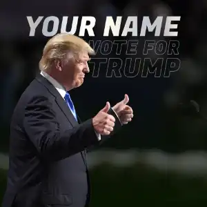 Donald Trump Republican Party poster4 HD Image Font Generator